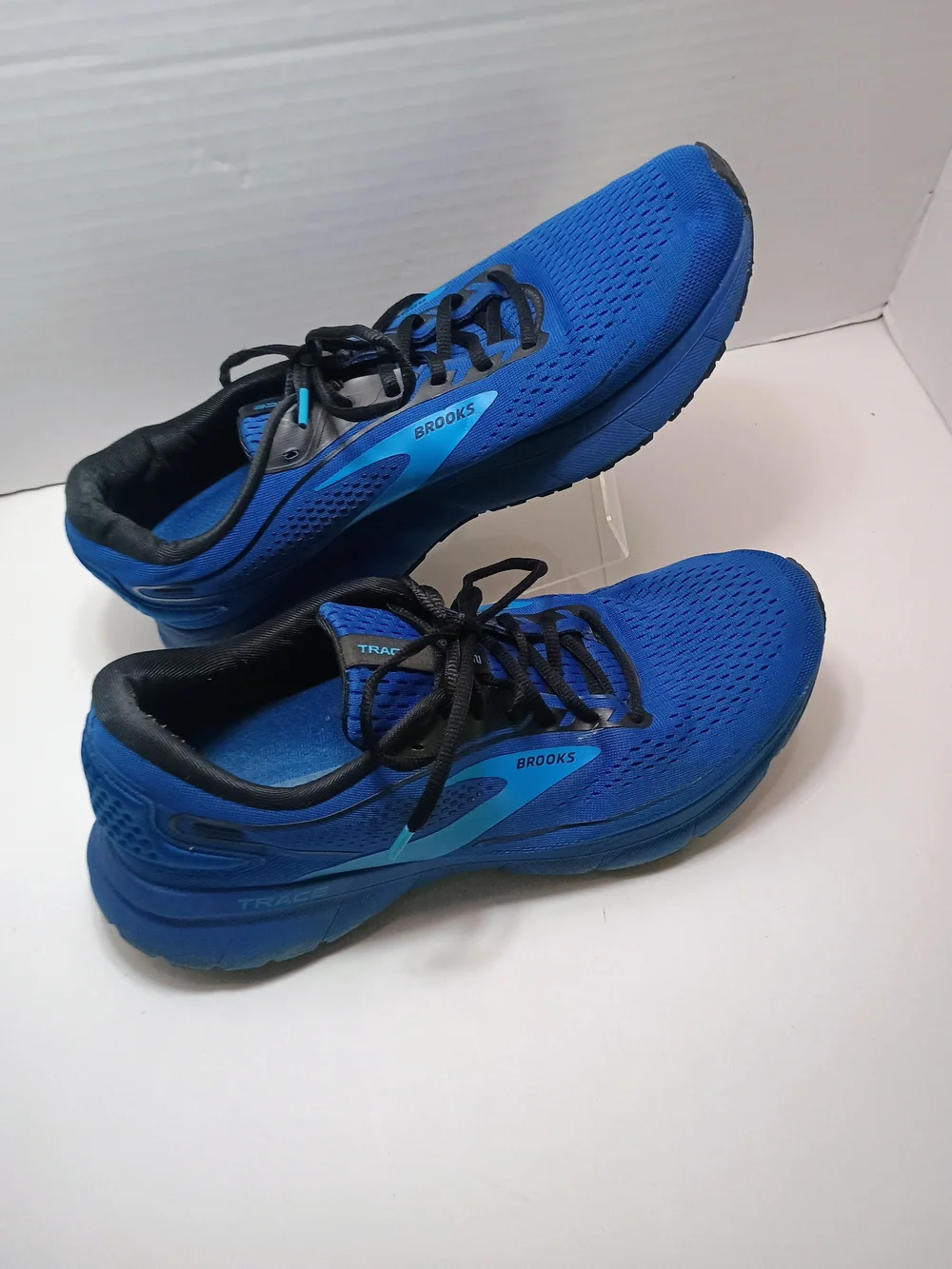 Brooks Trace 2 MENS 11 Shoes Road Running Trainer Responsive Blue Malibu